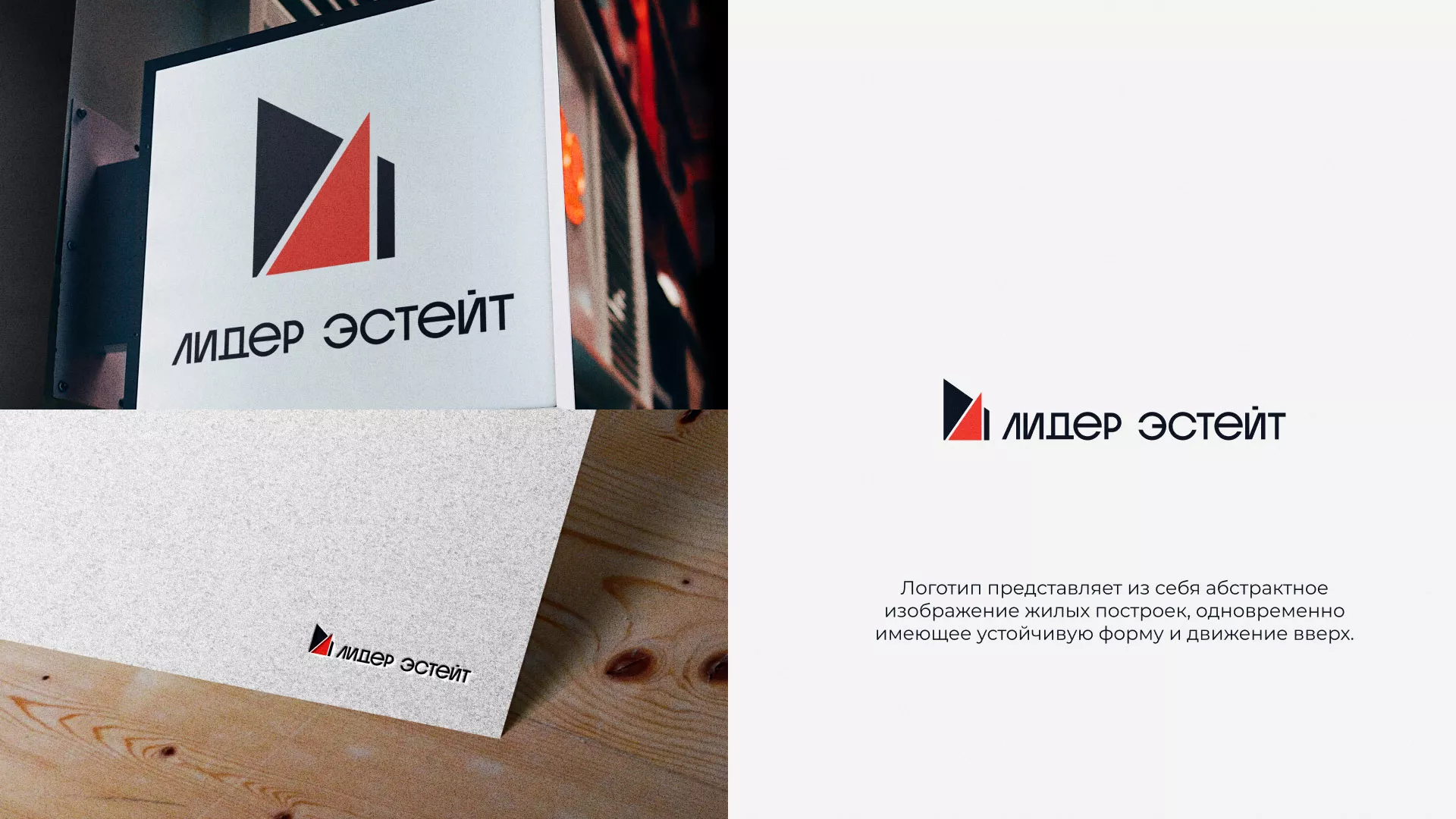 Сделали логотип для агентства недвижимости «Лидер Эстейт» в Александрове
