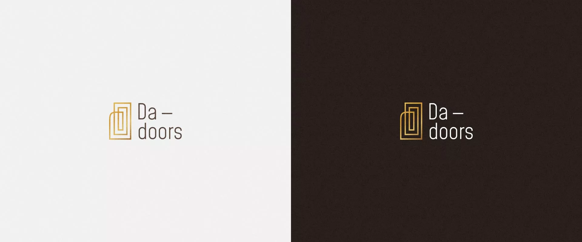 Разработка логотипа для компании «DA-DOORS» в Александрове